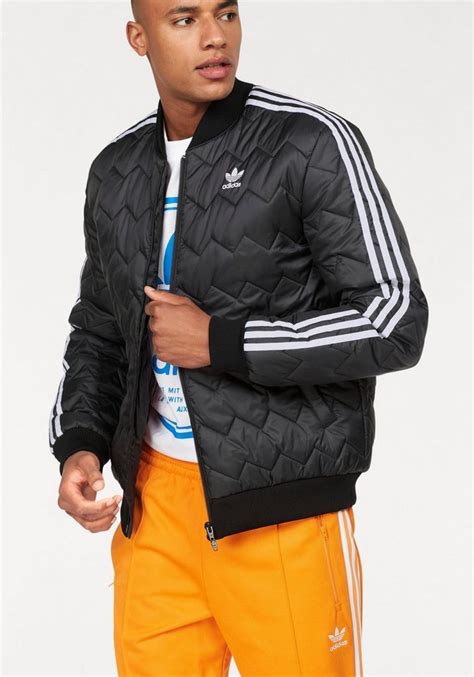 steppjacke herren von adidas aus dem jahr 1978|adidas Originals Steppjacke mit abnehmbarer Kapuze (black) .